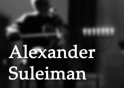 Alexander Suleiman, Cellist